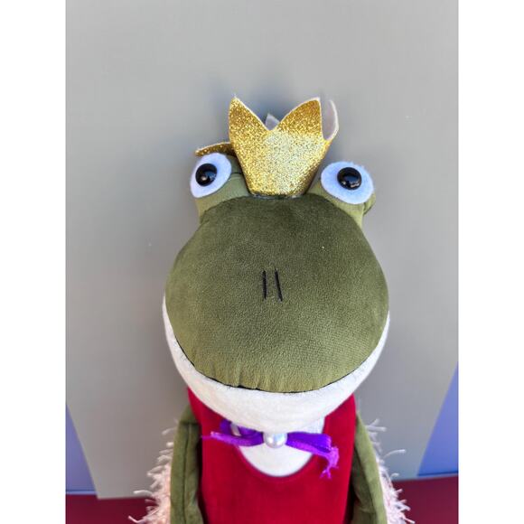 Shelf Sitter. Plush. Debi Lily Green Frog Princess Doll. - Picture 8 of 9